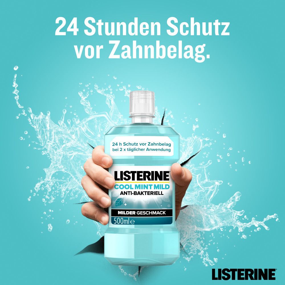 LISTERINE® Cool Mint Milder Geschmack