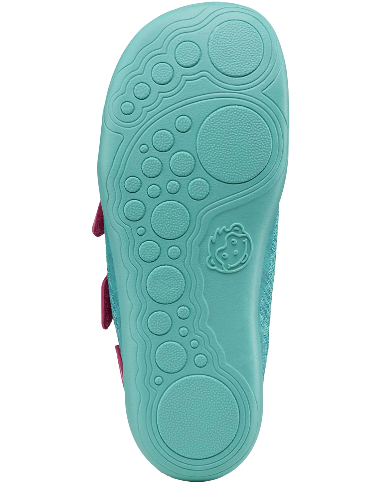 Strick-Halbschuhe HAPPY OWL in türkis