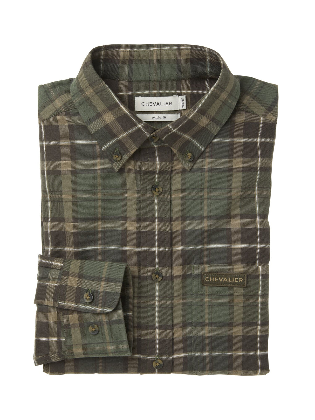 Chevalier<br>Teal Light Flannel Shirt Men