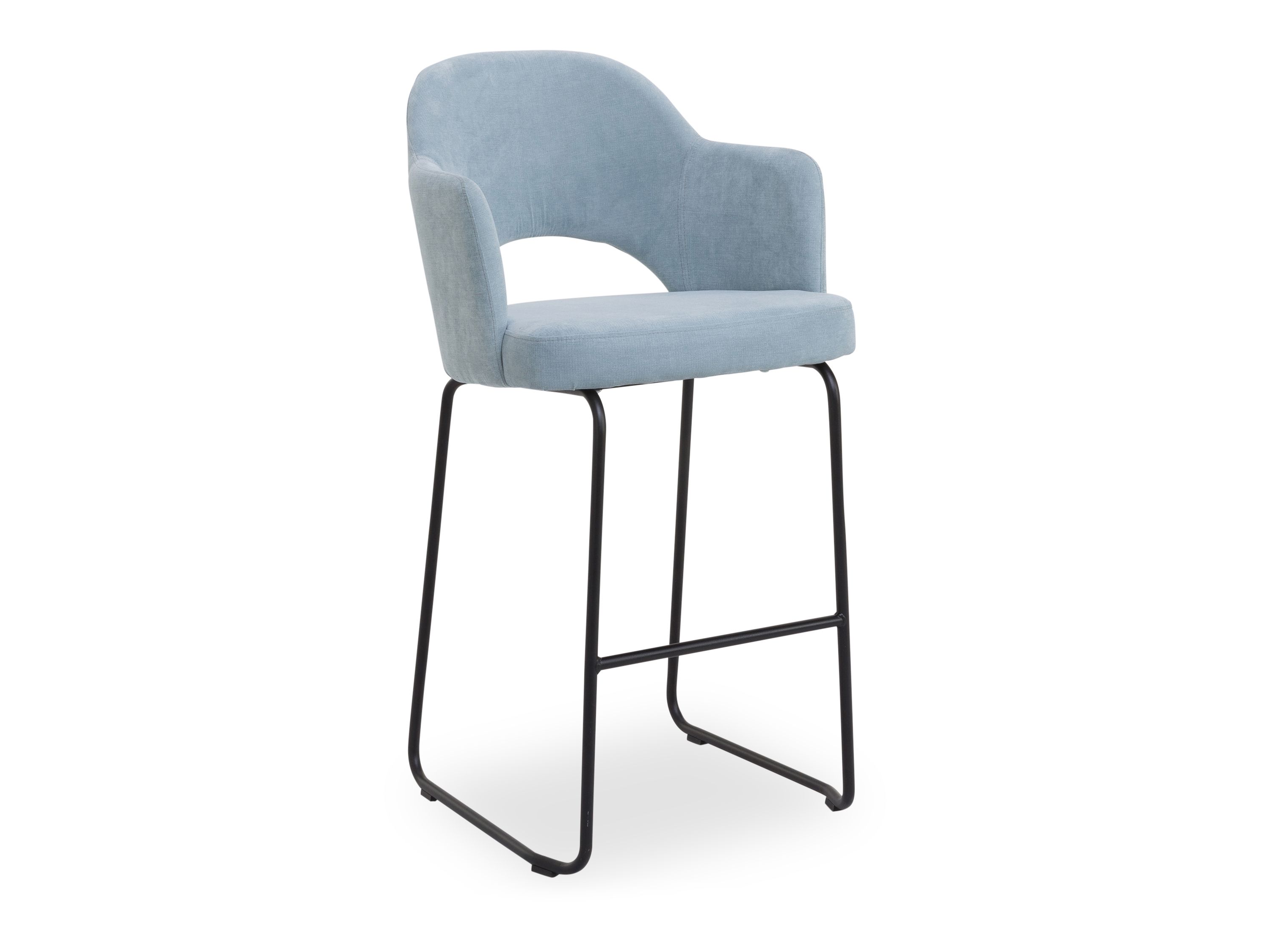Barhocker SANSIBAR TINNUM 300 dark grey fest - nicht drehbar