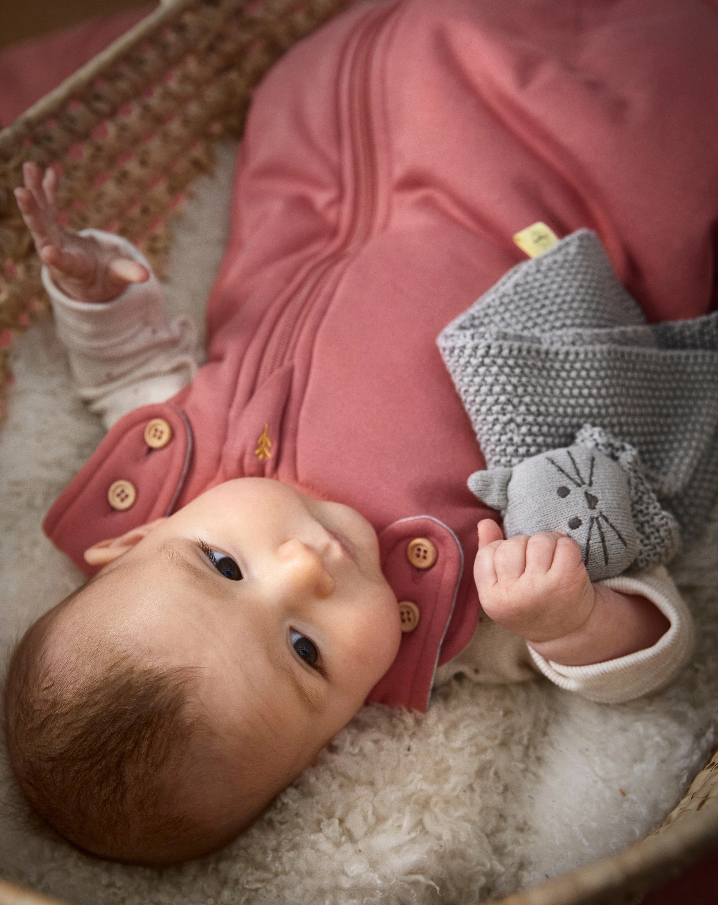 Schlafsack Tencel® BABY in altrosa