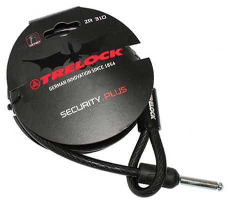 Trelock ZR 310 180/10 - Câble d'insertion vélo 150cm  noir  sécurité renforcée
