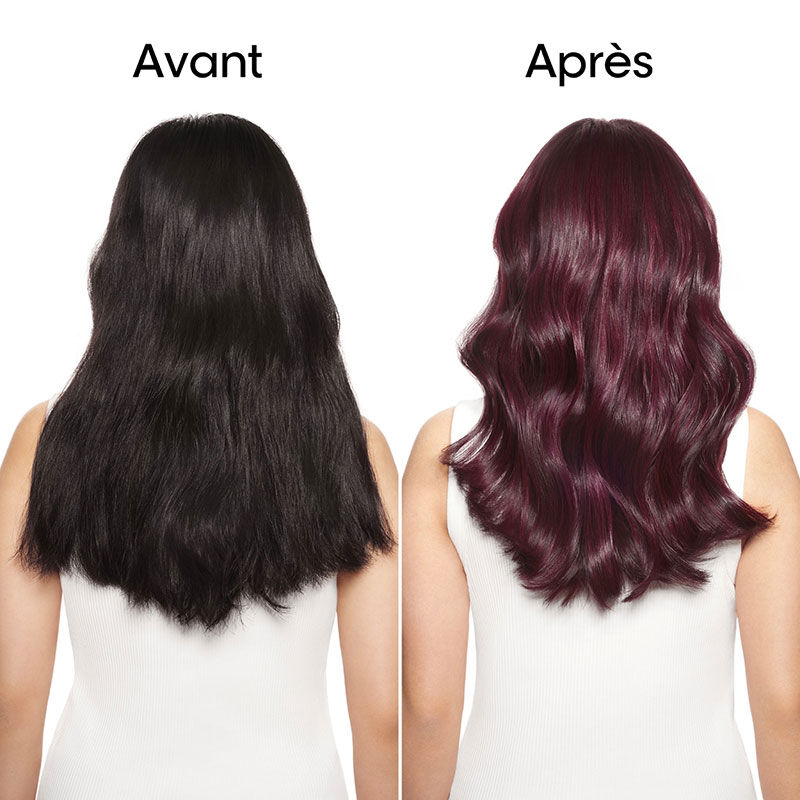 Coloration sans ammoniaque Inoa 5.26 châtain clair irisé rouge