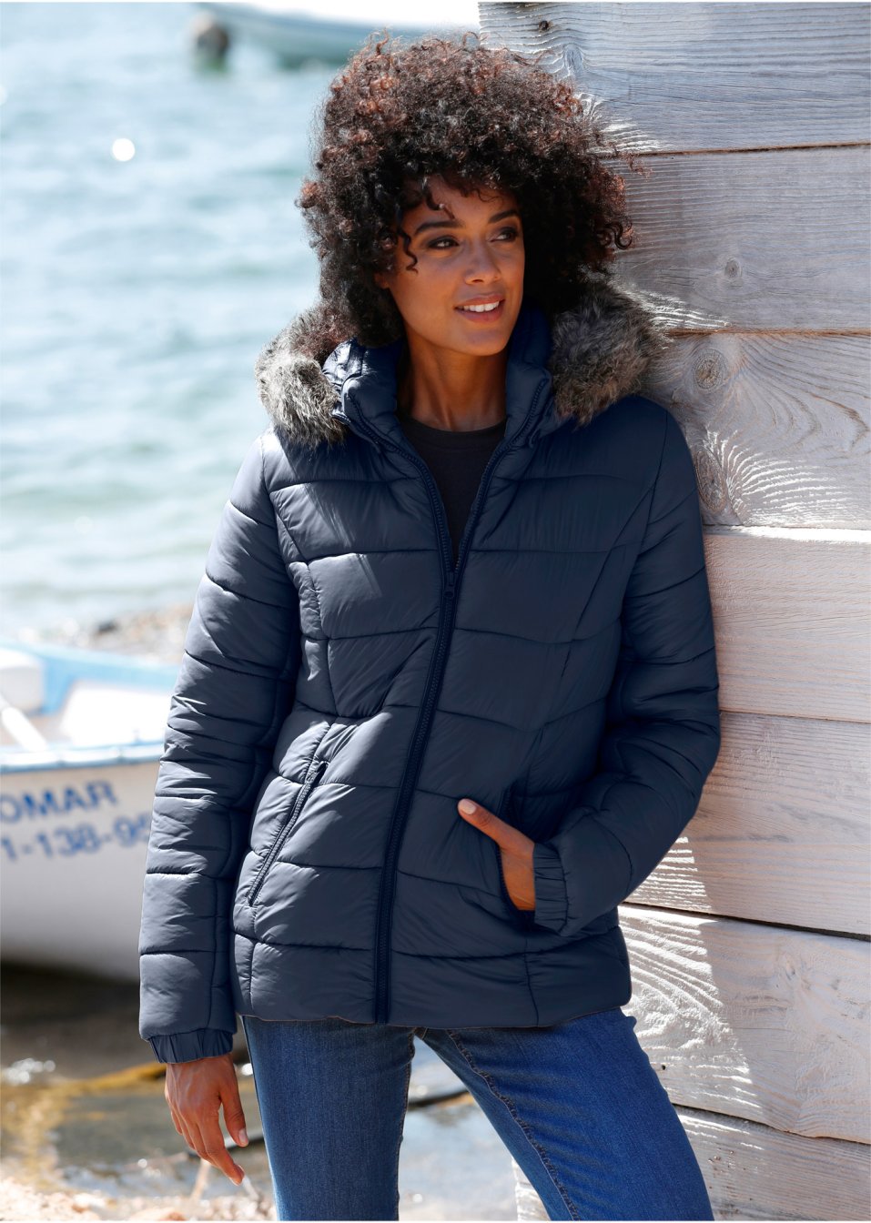 Veste d'hiver à capuche