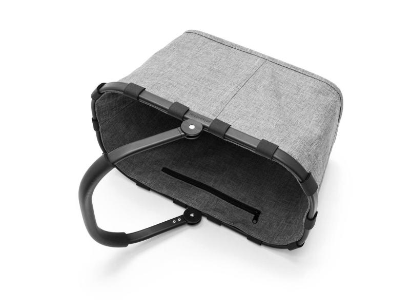 Reisenthel Einkaufskorb Carrybag Twist Silver Stillvoller Einkaufskorb für den täglichen Einkauf