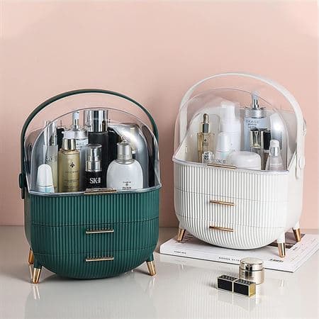 UNIQ Retro Sminkeboks Organiser - Hvit