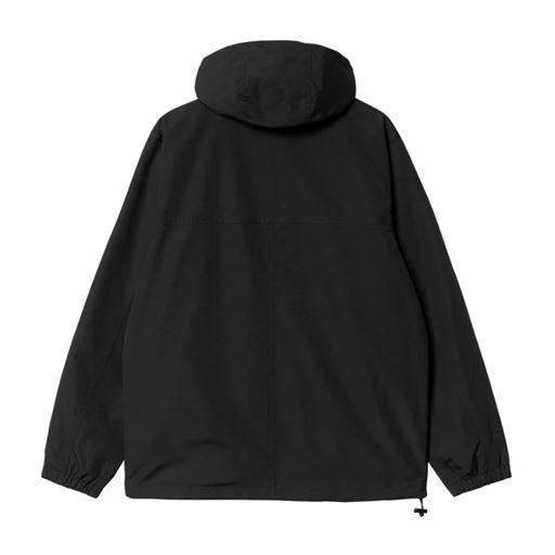 Carhartt WIP Windbreaker Pullover Jakke, Black/White, L