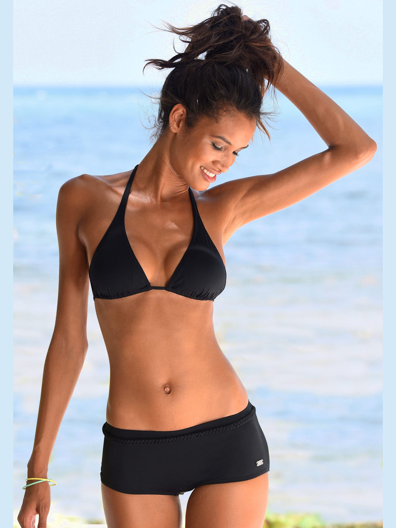 Haut de bikini triangle débardeur réglable