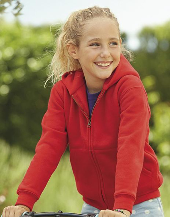 Fruit of the Loom 62-035-0 - Sweatshirt zippé à capuche enfant