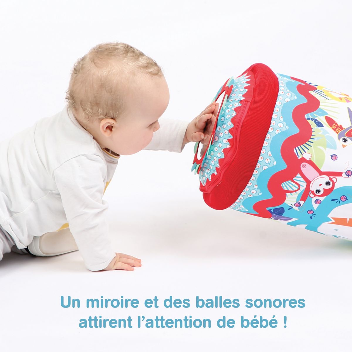 Ludi Rouleau gonflable en tissu Baby Roller