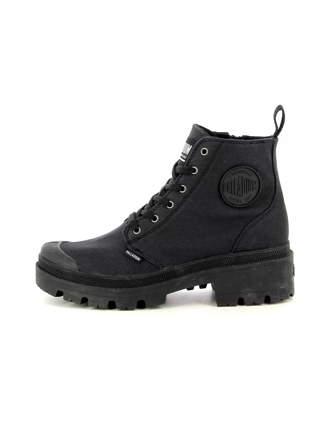 PALLADIUM PALLABASE TWIL - Baskets Noir