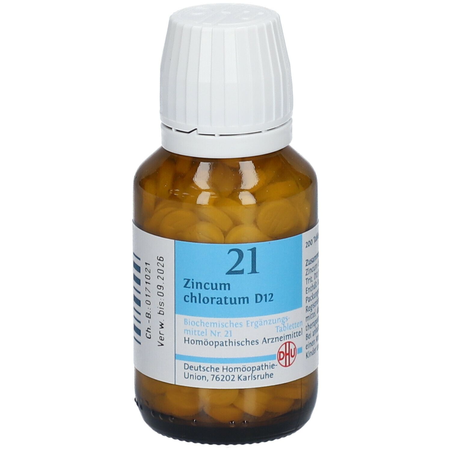 DHU Biochemie 21 Zincum chloratum D12