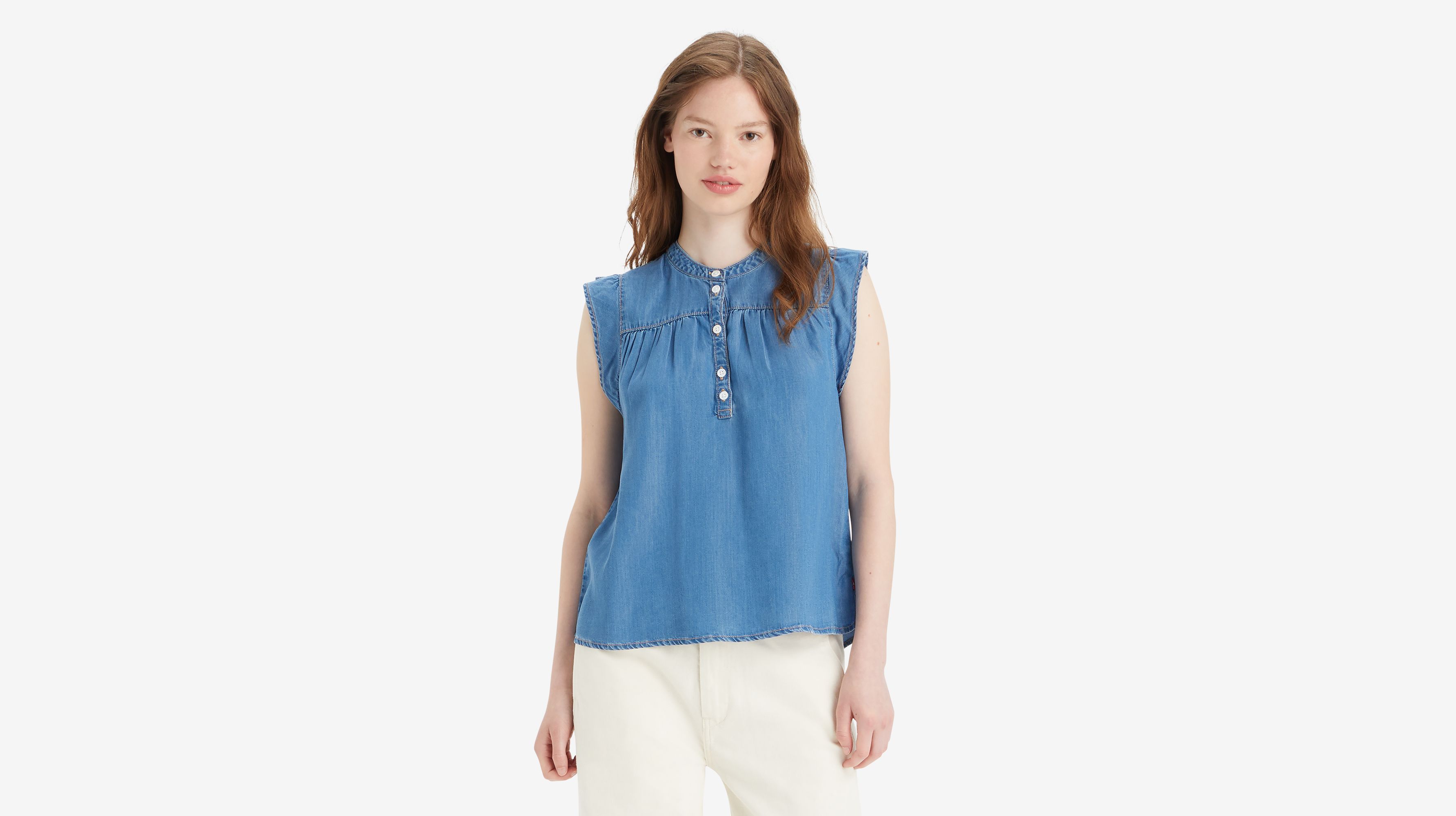 Blouse Jace Lightweight - Vacation Mode 2 - Bleu