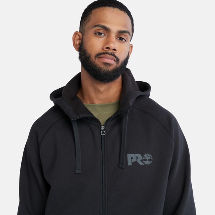 Moletom com capuz Timberland PRO Hood Honcho Sport para homens na cor preta.