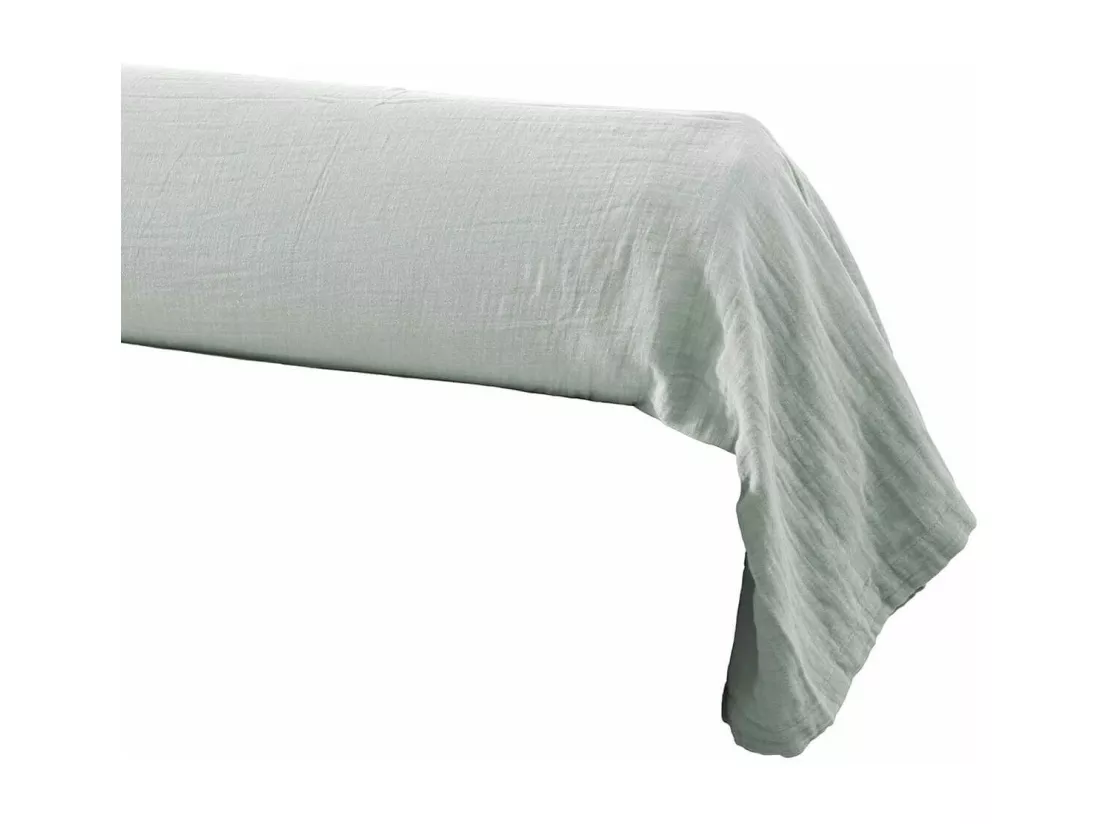 OUREA - Taie de Traversin 85x185cm Gaze de Coton Eucalyptus