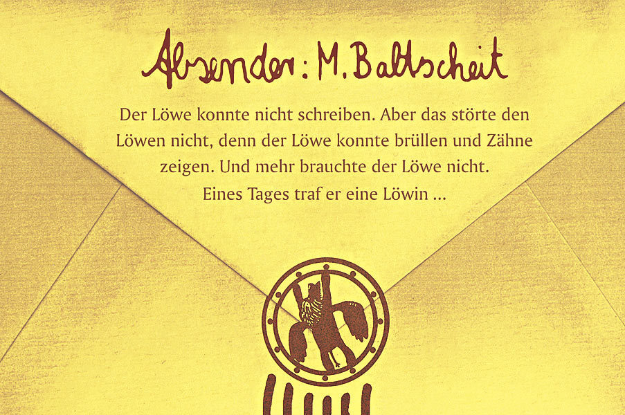 Die Geschichte vom Löwen, der nicht schreiben konnte
