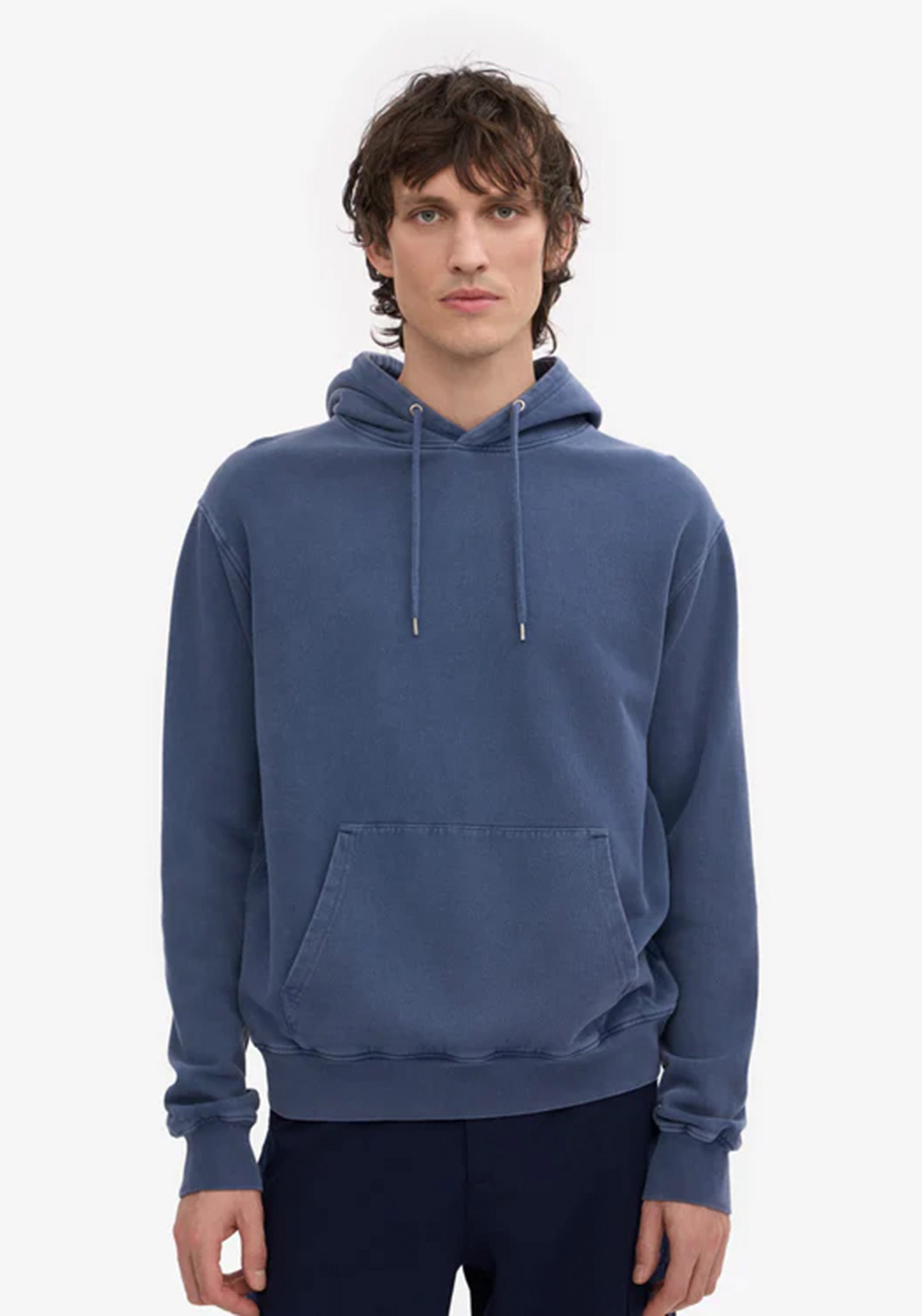 Colorful Standard Hoodie Neptune Blue