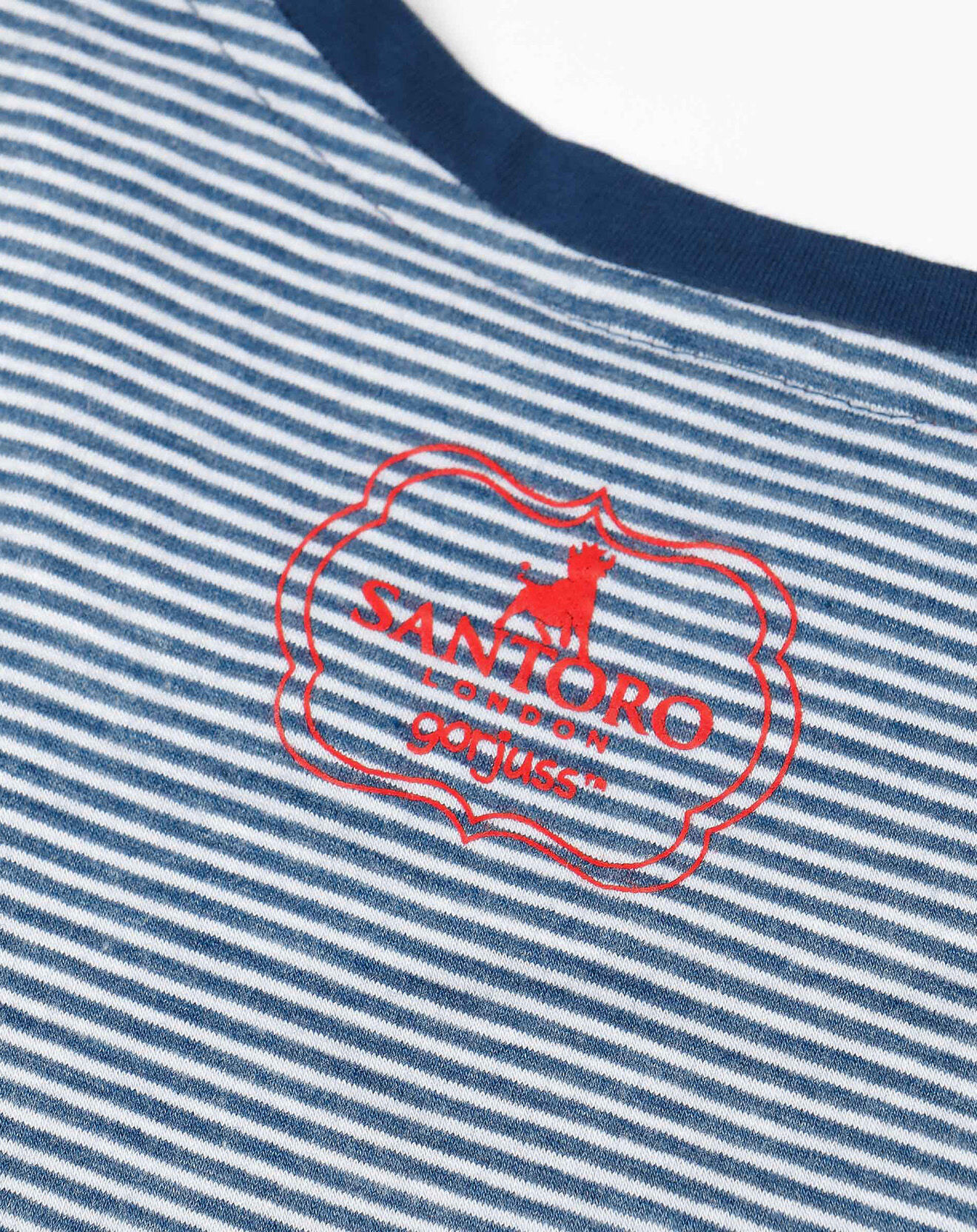 Santoro Gorjuss Chemise de nuit Hello Summer bleu marine
