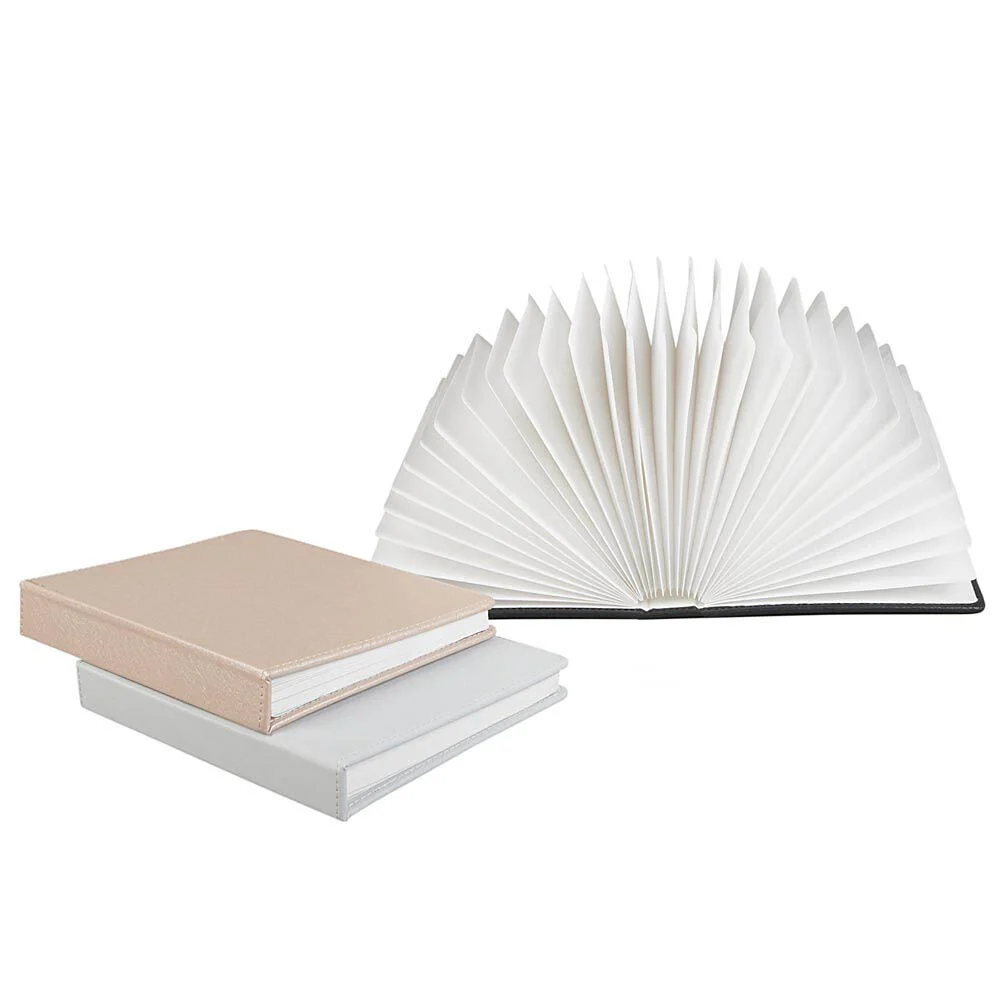Lampe livre pliante noir, gris ou rose