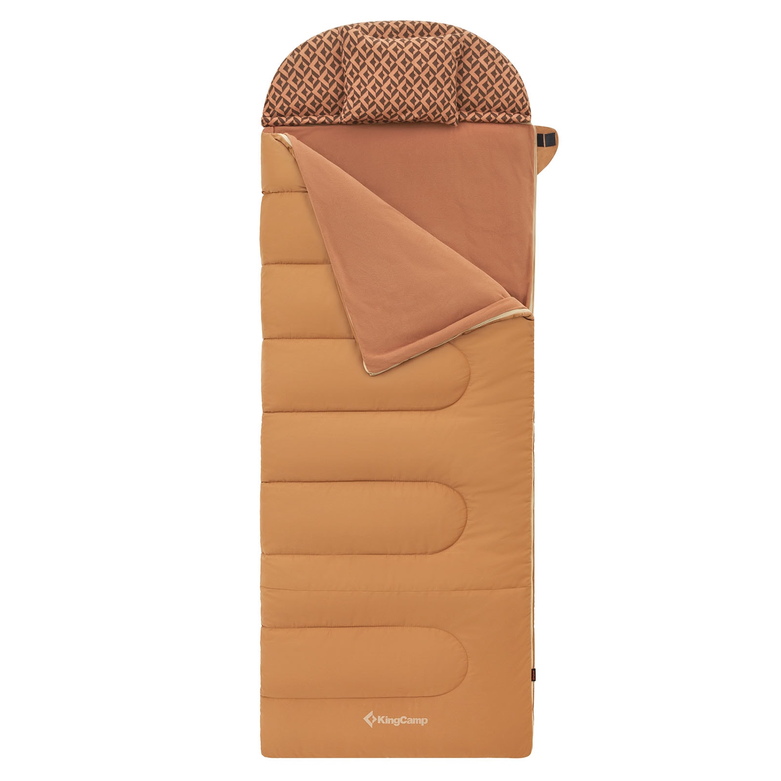KINGCAMP Deckenschlafsack Forest Winter Schlafsack XL Lang Breit Baumwolle -22°C Variante: 400 g/m²
