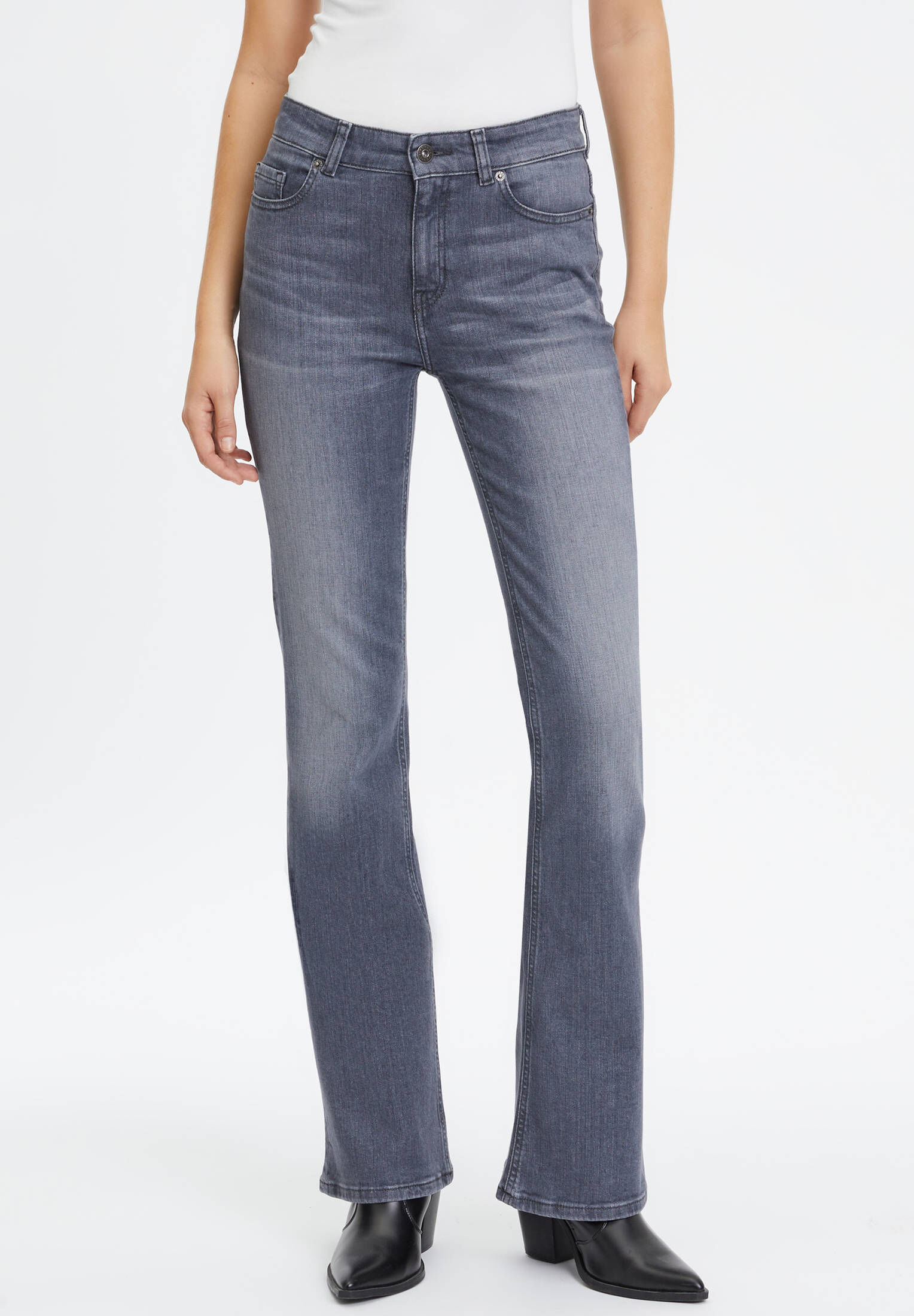 FUTURE:PEOPLE.| Damen Jeanshose 01:02 BOOTCUT - MID WAIST
