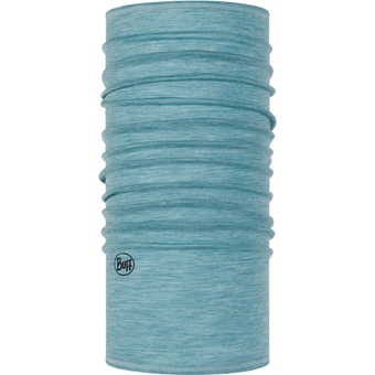 Buff Merino Lightweight Neckwarmer Solid Pool