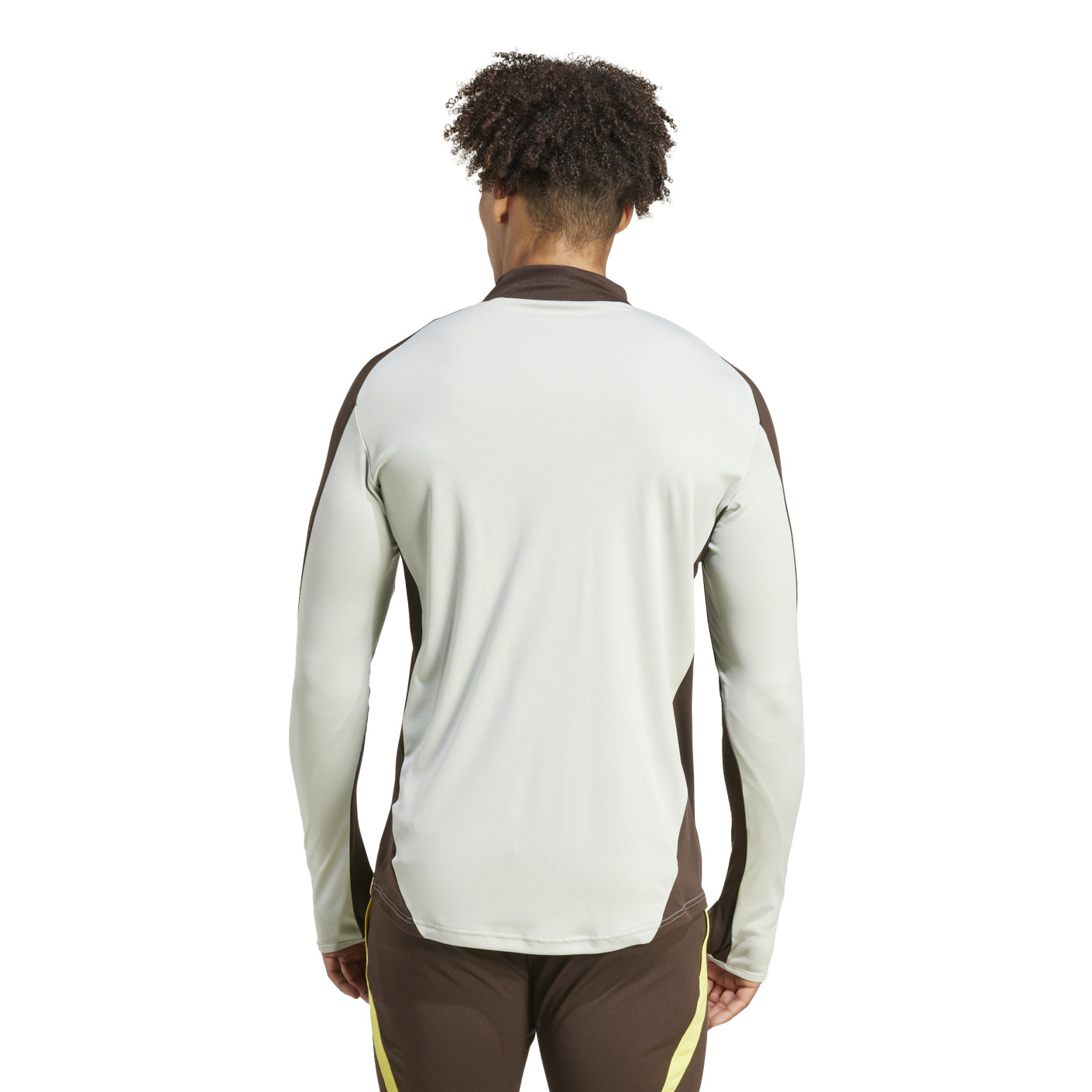 Adidas Juventus Trainingstrui 1/4-Zip Europees 2024-2025 Grijs Bruin Geel