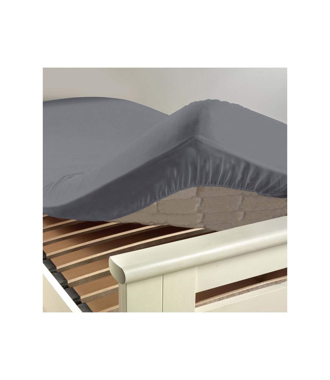 Drap Housse Lina 90x190cm Gris