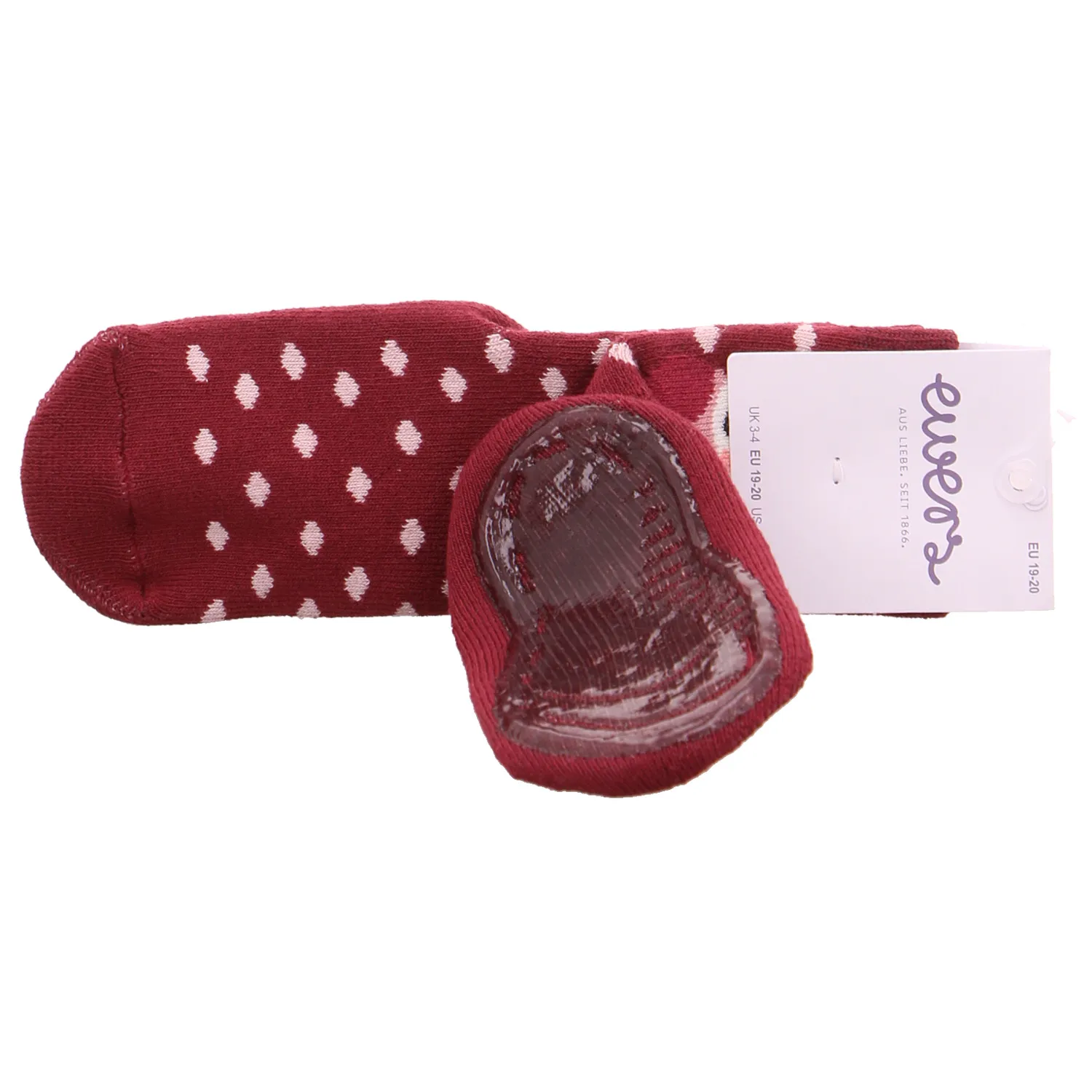 EWERS Antirutsch-Socken Bordeau Textil