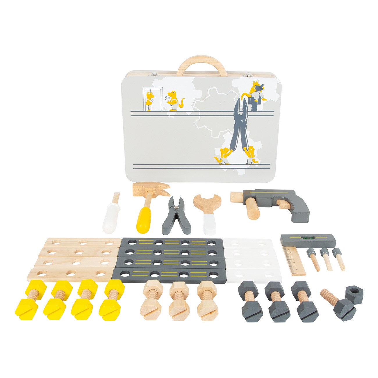 Smallfoot Werkzeugkoffer Miniwob (11808) Mehrfarbig Spielwerkbank