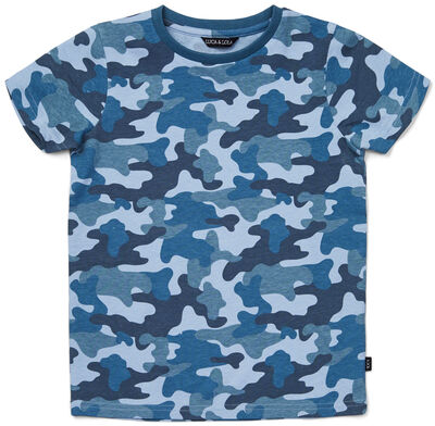 Luca & Lola San Marino T-Shirt 2-pack, Blue Camouflage/White
