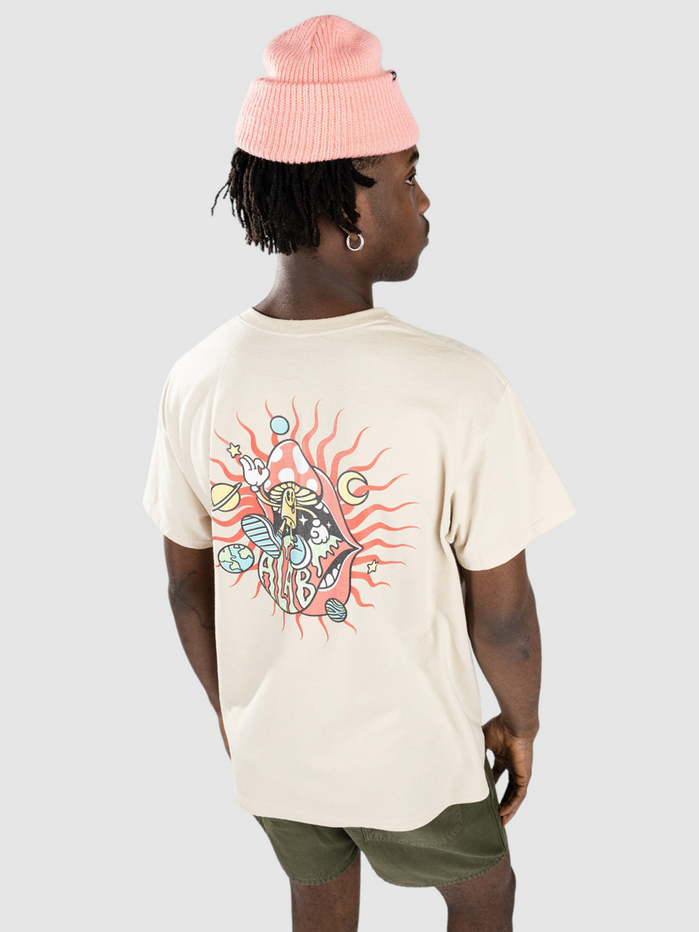 A.LAB Space Shroom T-Shirt sand