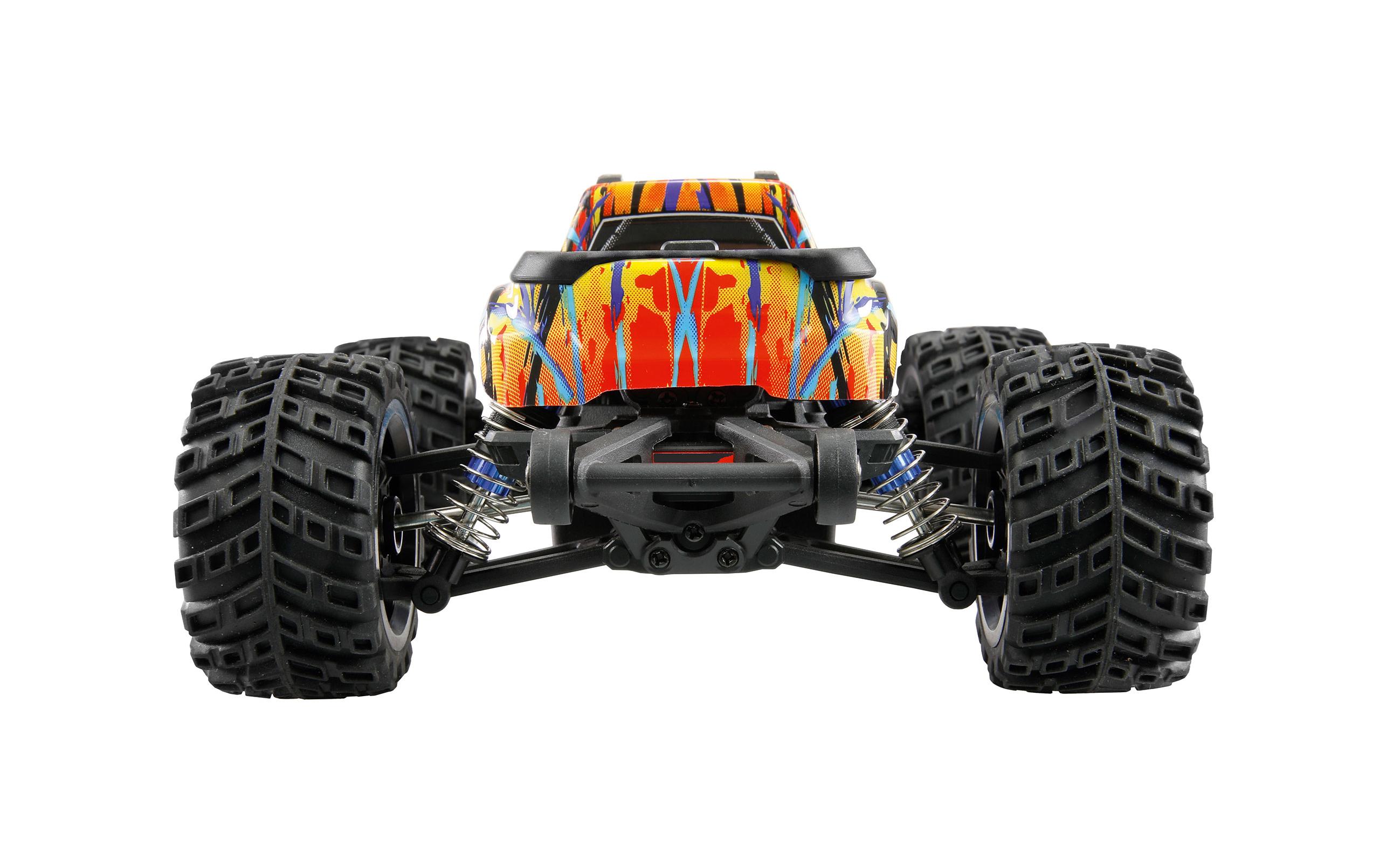 Monster Truck Die Cast 1:64 RTR, GrauFerngesteuerte Monster Truck im Massstab 1:64