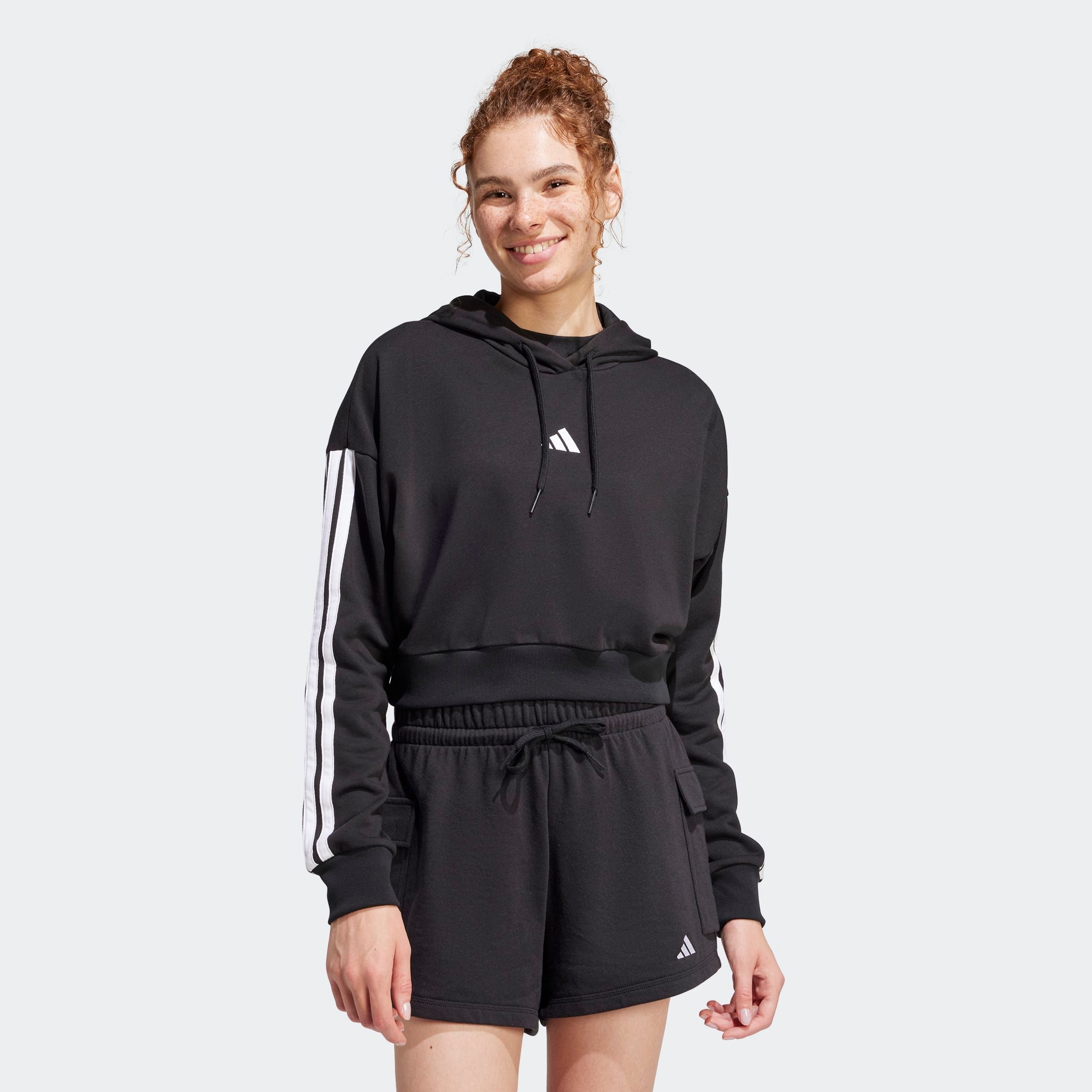 adidas Sportswear Kapuzensweatshirt »W 3S FT CRO HD«