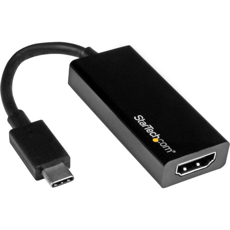 StarTech.com Adaptateur vidéo USB-C vers HDMI - M/F - Ultra HD 4K - Noir