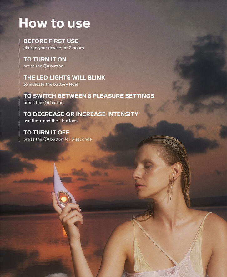 LELO LELO DOT Klitoris Vibrator Lyslilla