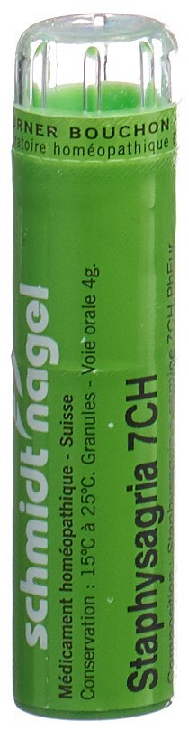 SCHMIDT-NAGEL Staphysagria 7 CH<br>4 g, Granulat