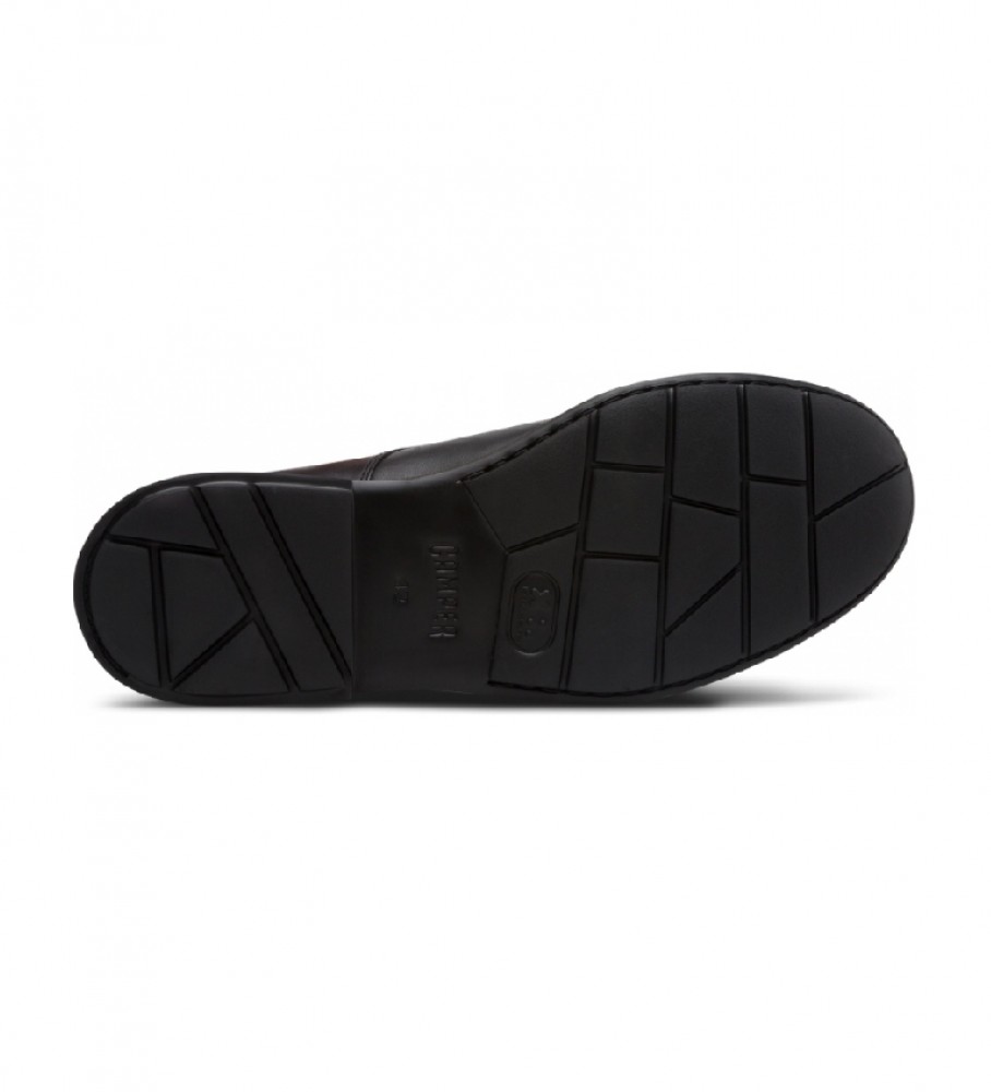 Sapatos de couro preto Camper Neuman