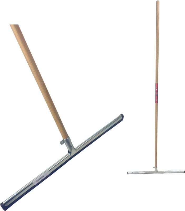 Synx Tools - Vloertrekker - Zwart Rubber - Geschikt voor Betegelde Vloeren