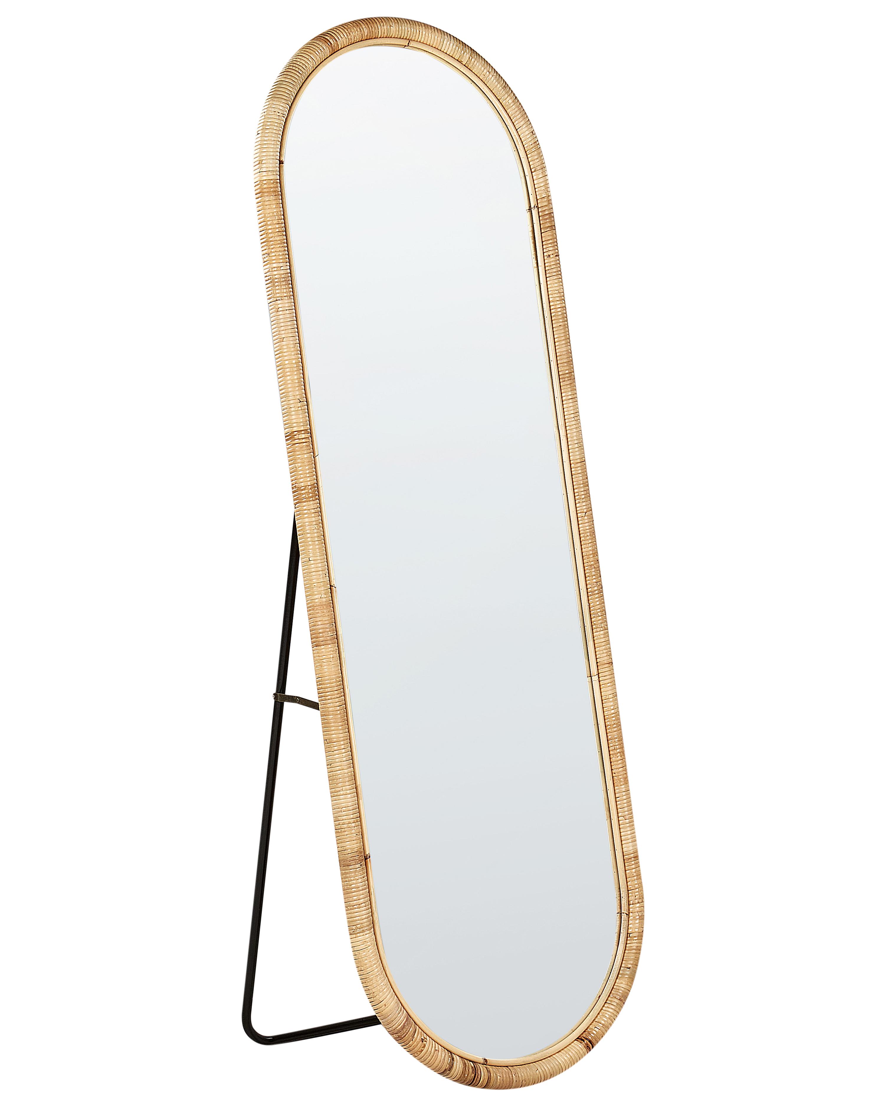 Staande spiegel MONTOT 150 cm Rotan Natuurlijk