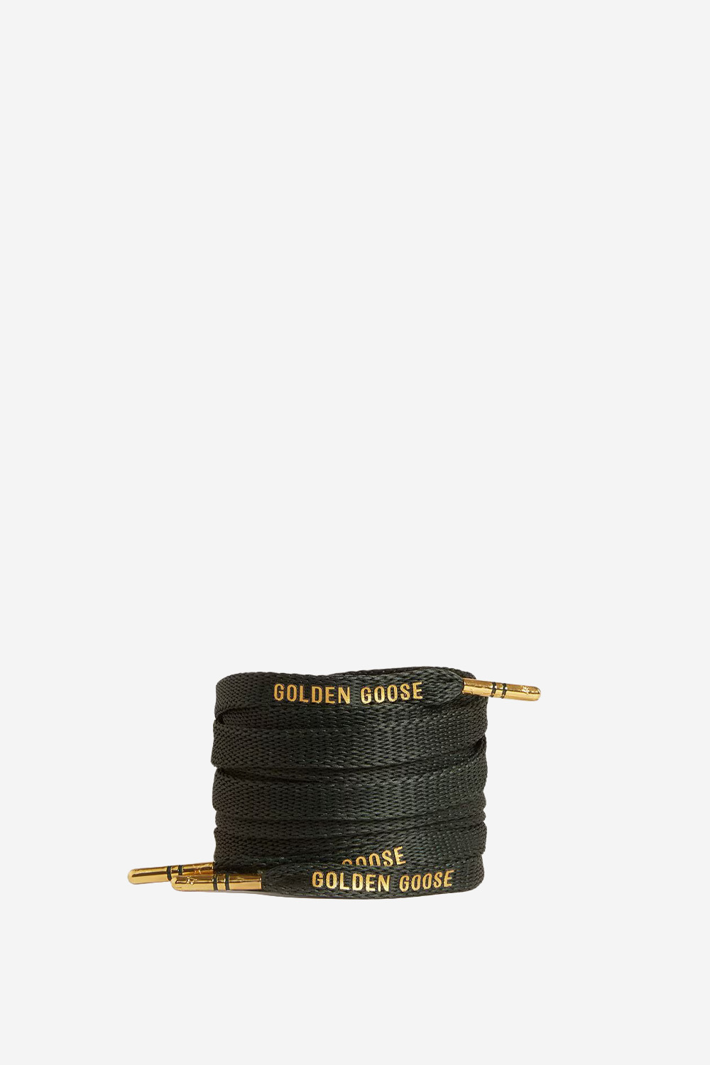 Kit cotton contrasting gold-colored logo laces