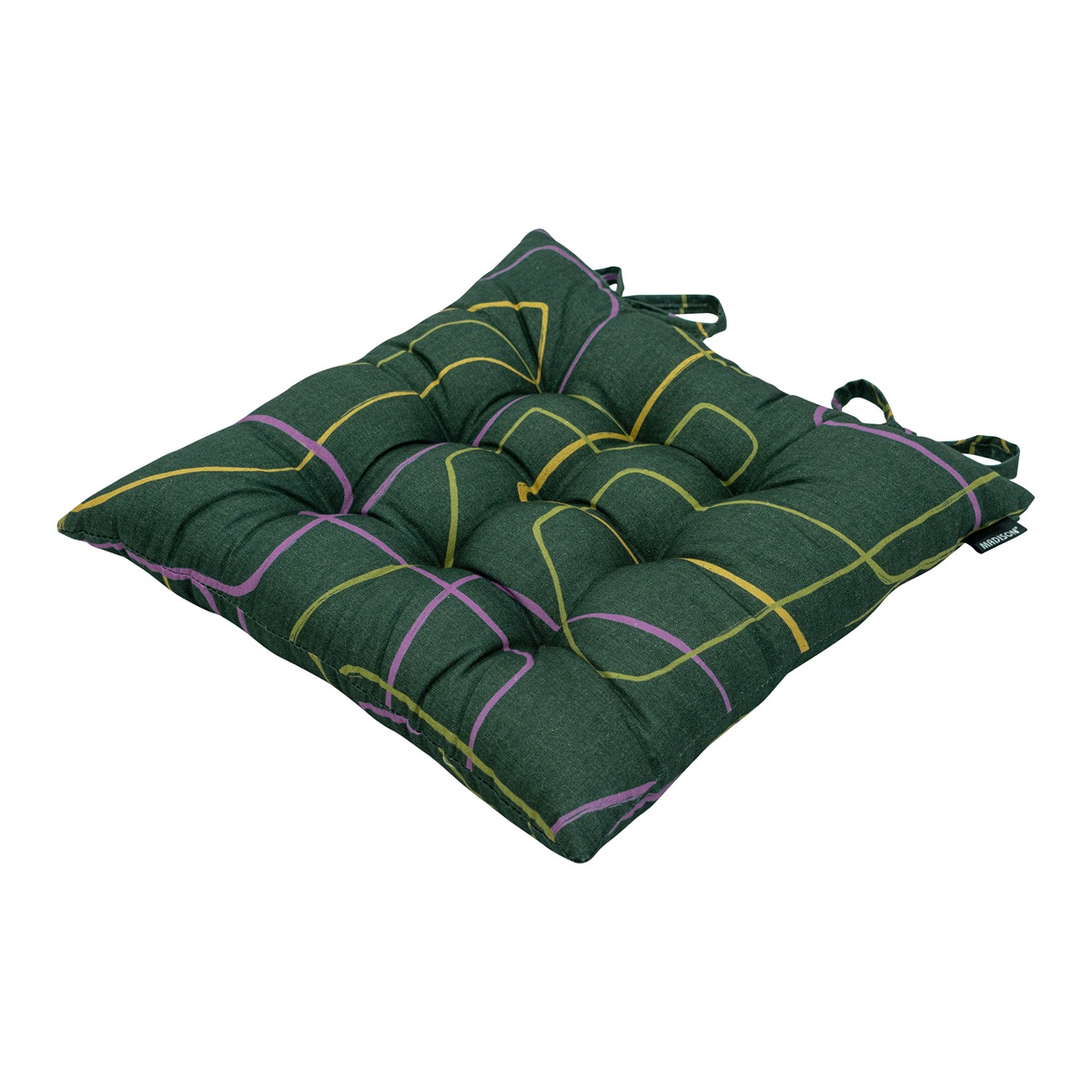 Madison Joah green Zitkussen - Set van 4