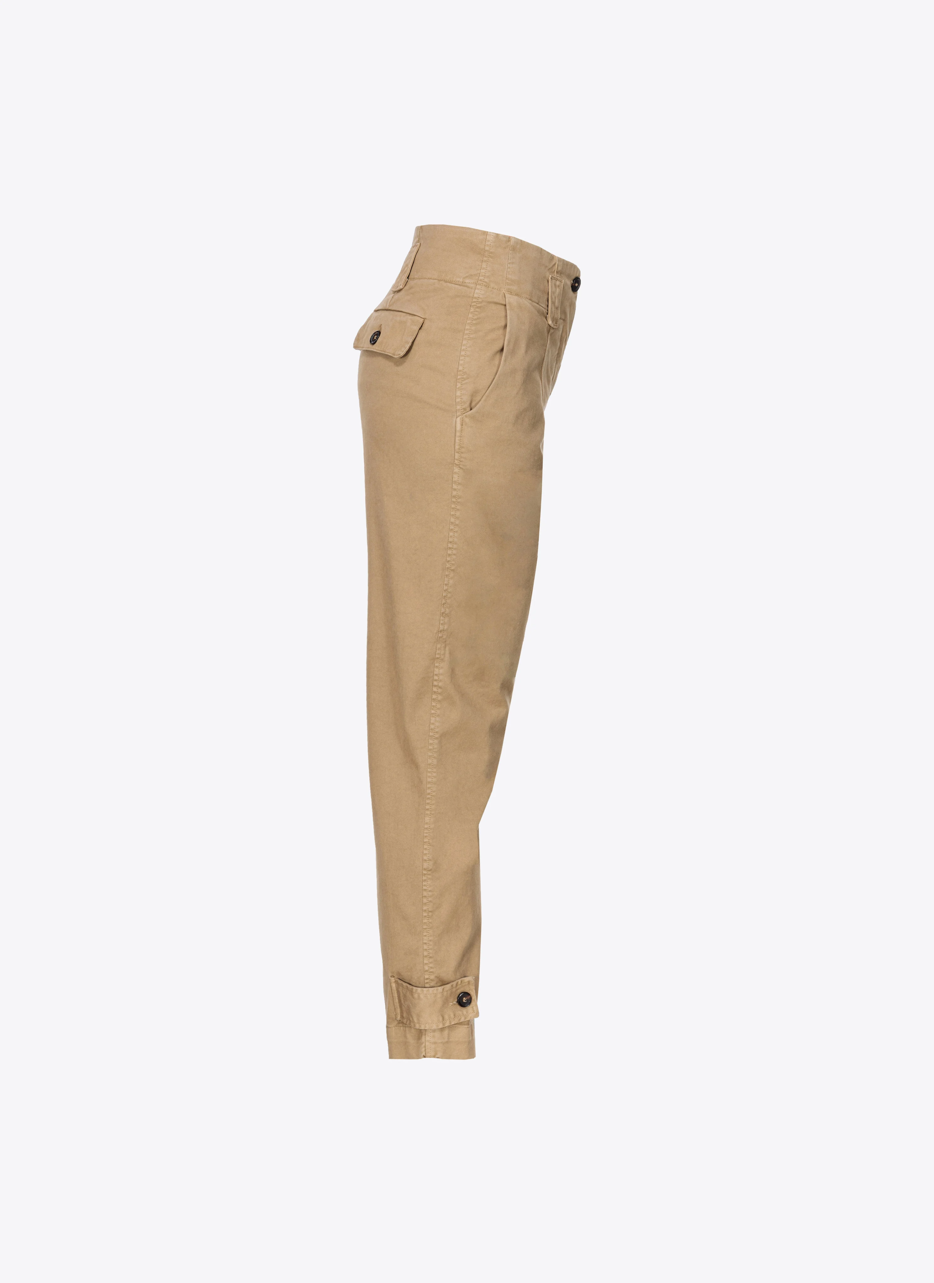 Pantalon cargo old wash | Marron