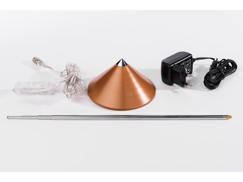 Venso Solutions Pflanzenleuchte SunLite 7 W, Kupfer LED-Pflanzenlampe mit Vollspektrum