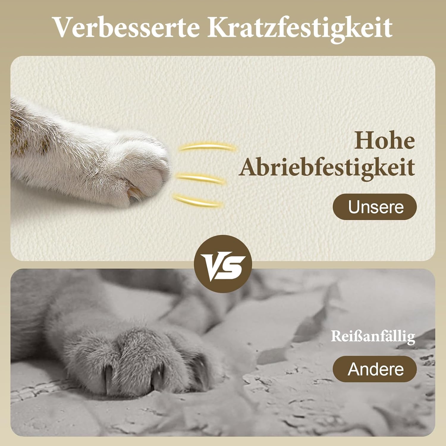 Sitzbank mit Stauraum 128cm, Große Aufbewahrungsbank mit Kissen, Fußbank, Bettbank, Sitztruhe mit Armlehnen aus PU-Kunstleder für Wohnzimmer Schlafzimmer Flur, Schuhbank, Beige