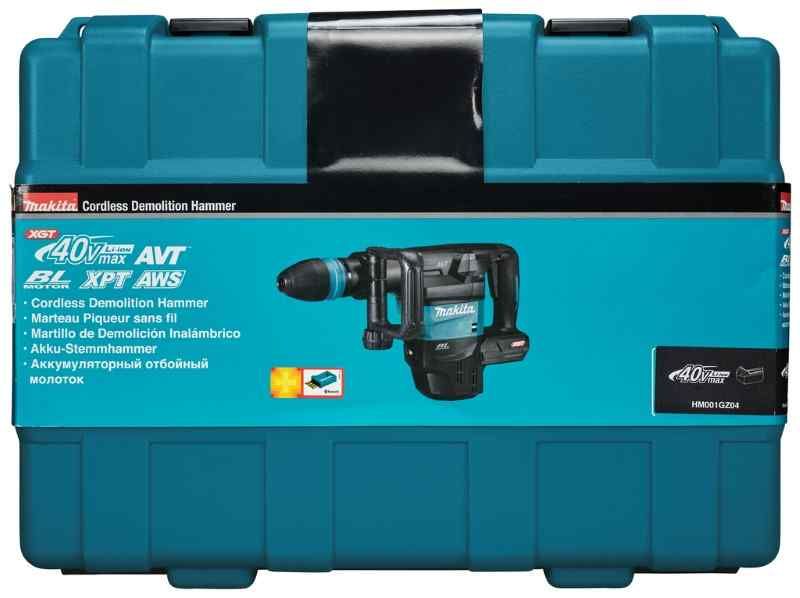 Makita HM001GZ04 40V Max Breekhamer body in koffer met AWS zender