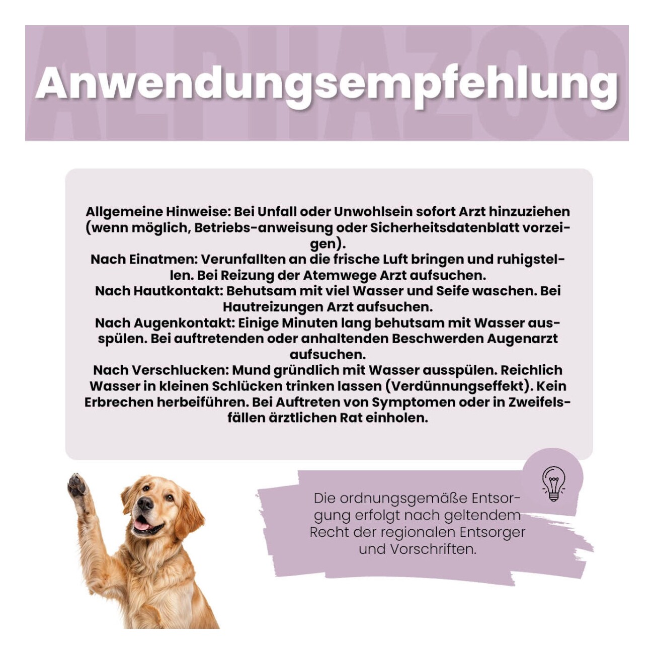 ALPHAZOO ZeckAttack Zeckenspray für Hunde I Starker Zeckenschutz 100 ml