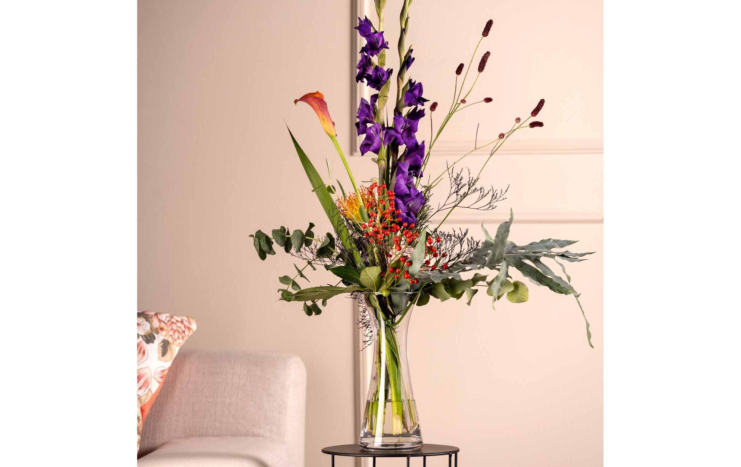 Vase Gia 29 cm, TransparentSolifleurvase