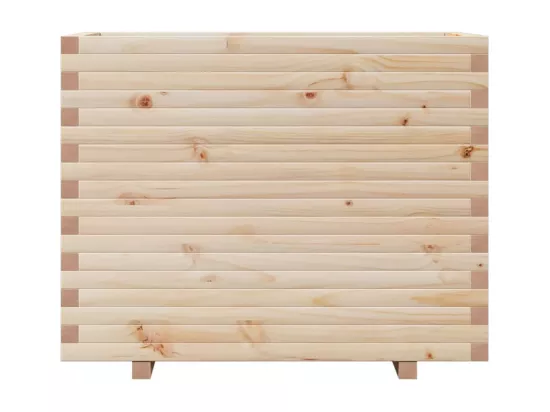 Jardinière bac lit surélevé bois marron 90 x 60 x 72.5 cm 02_0038040