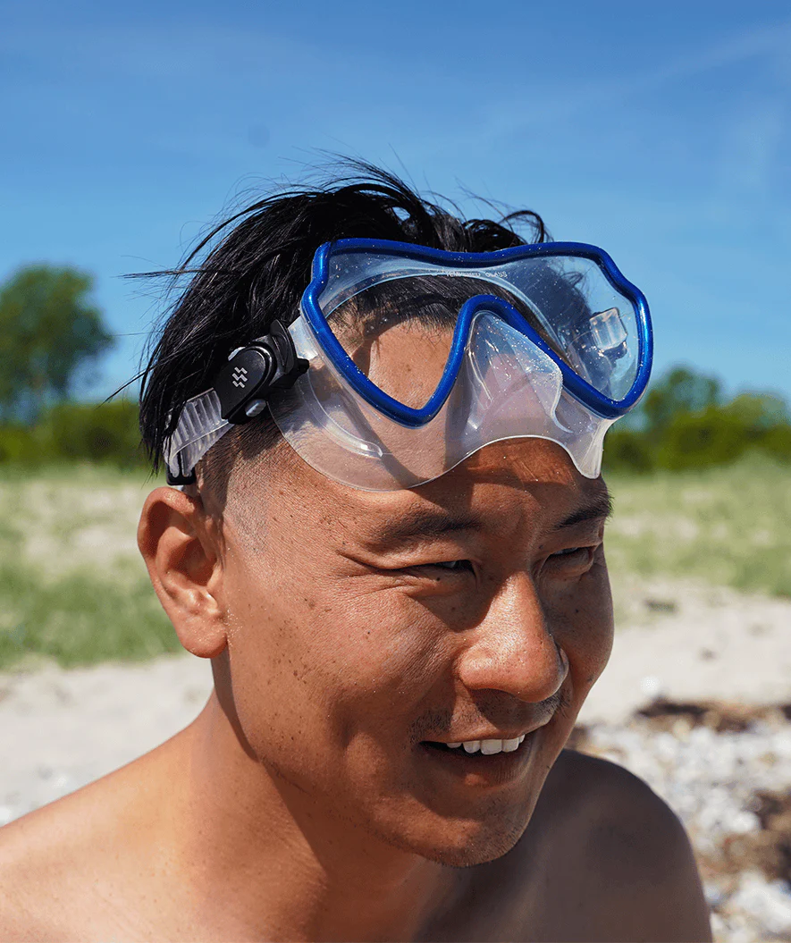 Watery Combo snorkelsæt til voksne (fra 15 år) - Fraser/Coast - Blå/mørkeblå